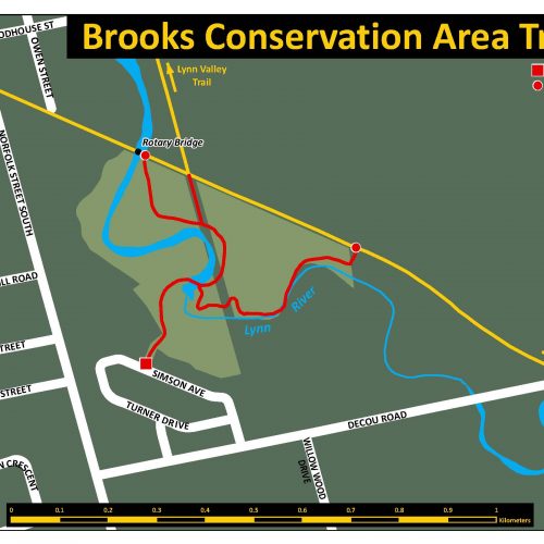 Brook Conservation Trail Map