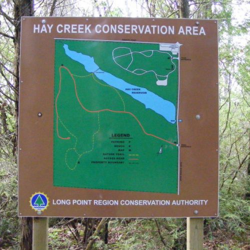 Hay Creek Conservation Sign