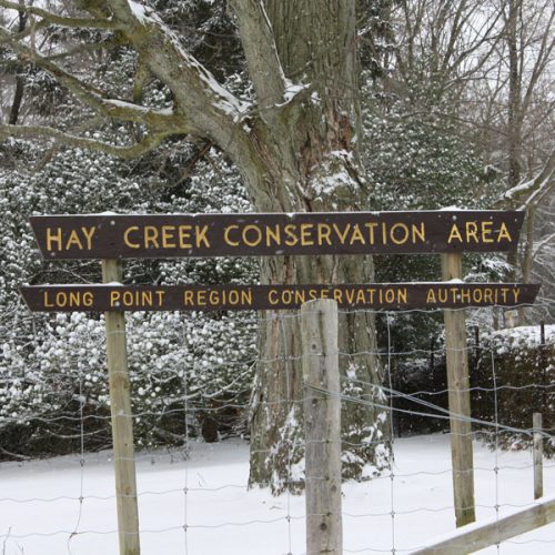 Hay Creek Welcome Signage