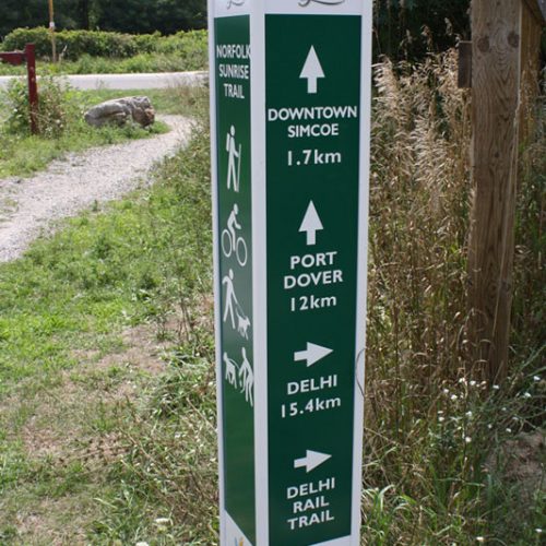 Directional signage to Waterford